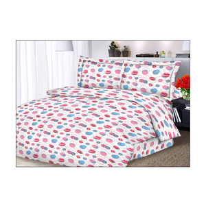 Multi-color <b>Small</b> Balls Abstract Design Pure Cotton Hotel Luxury Woven King Size <b>Double</b> Bed-sheet Neelkamal Wholesale Supplier - Product Image 5