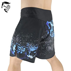 Pantalones Cortos de Entrenamiento MMA Ligeros Unisex, Material de Poliéster Transpirable, Logotipo Personalizado Impreso, Ropa de Primera Calidad para Adultos - Product Image 3