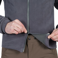 Veste de terrain en polaire durable, légère et respirante avec panneaux renforcés, fermeture éclair, design multi-poches, toutes saisons 'NOMAD'