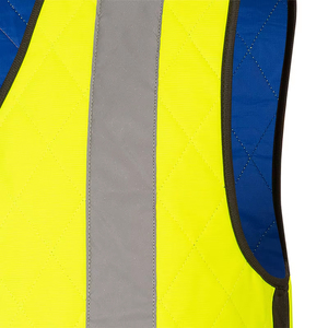 Chaleco de Seguridad Reflectante de Alta Visibilidad al por Mayor, 100% Poliéster, Tejido y Malla, Cómodo, Ropa de Trabajo, Chaleco de Seguridad Negro - Product Image 5