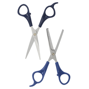 High Quality Japanese Stainless Steel 5.5" Beauty Hair Barber Scissors with Sharp Blade Tip and <b>ABS</b> Plastic Even Handle - Product Image 3