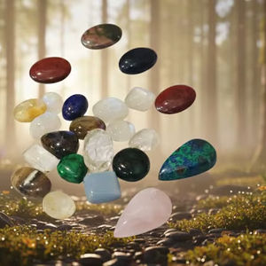 Cabujones de Ágata/Jaspe Natural de Alta Calidad, Forma Semicircular, Parte Posterior Plana, Piedra Preciosa para el Pulgar, Cristal Curativo Natural, 20% de Descuento y Regalo - Product Image 1