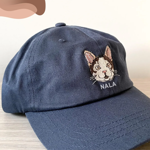 Logotipo personalizado bordado su parche para mascotas 6 y 5 Panel gorras de béisbol y sombreros al por mayor ajustado Flex Fit Cap para hombres y mujeres - Product Image 2