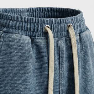 Women Hooded Streetwear 100% Cotton <b>Crop</b> Sweatshirt Baggy <b>Jogger</b> Pant 2 Piece Acid Wash Sweatsuit Set Custom Logo Athletic Wear - Product Image 5