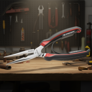 Pince à bec droit demi-rond Facom - Product Image 3