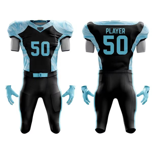 Uniforme personnalisé de football américain pour jeunes hommes kit d'uniforme de football américain en sergé vêtements de football américain pour hommes - Product Image 1