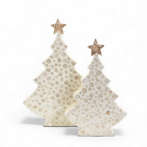 Mother of Pearl <b>Christmas</b> <b>Tree</b> Handmade Decorative Ornament For <b>Christmas</b> Home <b>Table</b> Display And Holiday Gift From Vietnam - Product Image 2