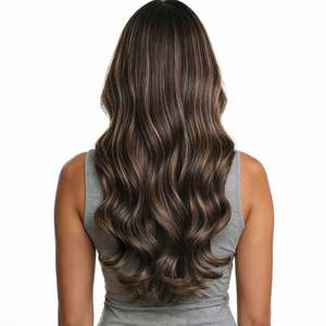 เทปต่อผม 100% เรมี่ แฮร์ แท้ เกรด 12A ขนาด 8-50 นิ้ว สีช็อกโกแลตและสีน้ำตาลอมเทา # 2c/8a - Product Image 5