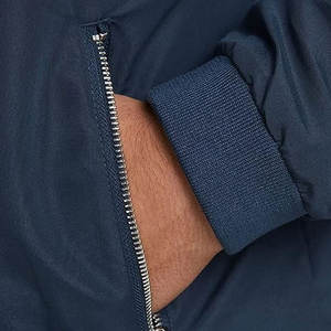 <b>Top</b> Selling High Quality OEM Service Men's Autumn Knitted Breathable Plus Size Bomber Jacket Direct Sales <b>Bubble</b> - Product Image 5