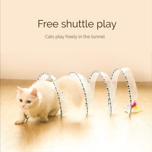 Groothandel Cat Play Interactieve Speelgoed Fun Self-Play Inklapbare Tunnel Gemaakt Van Plastic En Huisdiermateriaal Voor Kattenkatten - Product Image 5