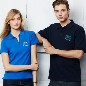 Bangladesh proveedor de camisas ajuste Unisex de punto de algodón sólido 230 GSM a granel OEM ODM servicio de impresión ropa de trabajo uniforme Polos - Product Image 2