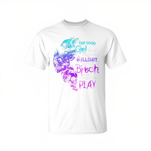 T-Shirt Good Girl Skull, Maglietta Promozionale per Chi Cerca un Cambiamento Rinfrescante e Stanco di Troppe Cianfruglie - Product Image 3