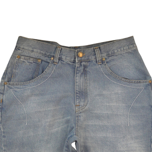 Pantalones Vaqueros de Mezclilla para Mujer, de Alta Demanda, Corte Holgado, Estilo Urbano, Desgastados, al por Mayor, Ecológicos, Elásticos, con Logotipo Personalizado 2026 - Product Image 4