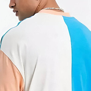 เสื้อยืดโอเวอร์ไซส์พรีเมียมผ้าฝ้ายสำหรับผู้ชาย แบบเรียบ ไม่มีลาย  รับผลิตตามสั่ง ขายส่ง รับผลิตแบบ OEM ODM - Product Image 3