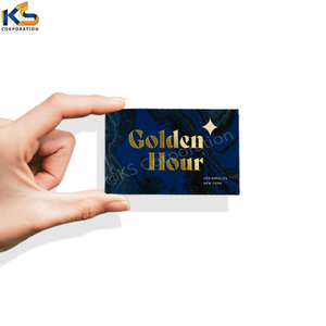 การ์ดอวยพรฟอยล์สีทองแบบสั่งทำพิมพ์ลายแสตมป์ทองแบบออกแบบได้ตามต้องการ - Product Image 4