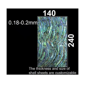 วัสดุฝังหอยเป๋าฮื้อสำหรับงานหัตถกรรมเครื่องประดับเฟอร์นิเจอร์ไม้และอุปกรณ์เสริมตามสั่ง - Product Image 3