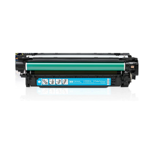 Cartouche de toner cyan originale 504A CE251A compatible de haute qualité pour imprimantes laser – Impression couleur vibrante - Product Image 3