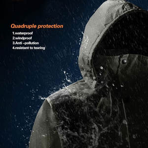 Chaqueta de trabajo de alta visibilidad para hombre, diseñada para brindar comodidad y protección en entornos de trabajo y exteriores. - Product Image 4