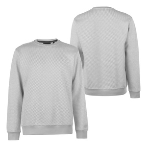 2023 Sudadera de cuello redondo de peso pesado algodón lavado ácido de gran tamaño hombro caído sudaderas con capucha sudadera cuello redondo a granel - Product Image 3
