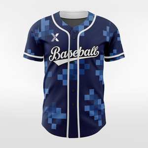 Men's Polyester <b>Baseball</b> Jersey - Sublimation Print & Moisture Wicking, Spring/Autumn Custom OEM/ODM - Product Image 1