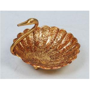 Bol à servir en chocolat en forme de mangue, fait à la main, incurvé, décoratif, pour servir des collations, en métal, au prix de gros - Product Image 3