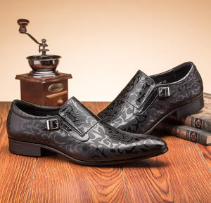 Classic Men's Leather Formal Business Shoes Cowhide Lace up Oxfords Durable Stitching for Daily Work Meeting Men's Leather Shoes - Product Image 2