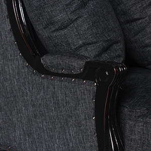 Sofá para Sala de Estar, Número de Serie 2307, Hecho de Madera de Caoba con Espuma Gruesa y Suave y Tela Suave - Product Image 3