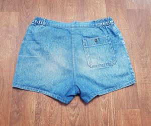 Vintage S Taille Denim Shorts Jeanagers Autre Artisanat Jeans Pantalon Court - Product Image 2