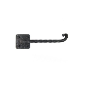 Porte-serviettes mural vintage en métal noir, idéal pour la maison, les hôtels, la salle de bain et les accessoires de salle de lavage - Product Image 2