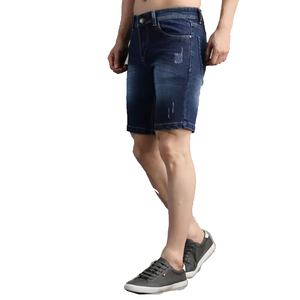 2024 Premium hommes Denim jean Shorts conception personnalisée coton lavé élégant décontracté à la mode pantalon orienté vers l'exportation - Product Image 6