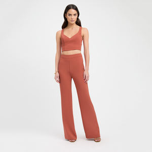 Pantalon de fitness d'hiver super extensible XL pour femmes Leggings évasés taille haute Logo personnalisé respirant Sports de rue Yoga taille élastique - Product Image 2