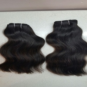 Extensiones de Cabello Humano Virgen Ondulado, Paquetes de Cabello Remy 100% Doble Trama, Venta al por Mayor Barata para Chicas Negras - Product Image 1