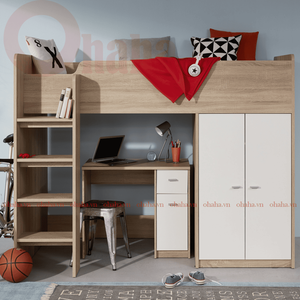 Ohaha Premium Modern Smart Bunk <b>Bed</b> - GTHD016 - Product Image 1