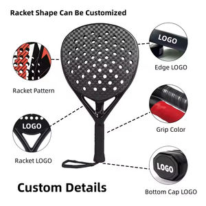 Raquettes de padel de haute qualité, durables, à noyau en nid d'abeille, conçues sur mesure, vente en gros, services OEM - Product Image 5