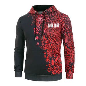 Sudaderas con capucha de sublimación para hombre de calidad superior invierno bordado poliéster/algodón diseño personalizado estilo de calle principal - Product Image 5