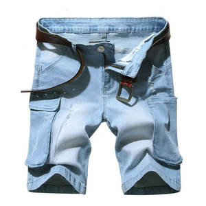 Shorts en jean pour hommes de haute qualité, pour usage décontracté, en promotion - Product Image 1