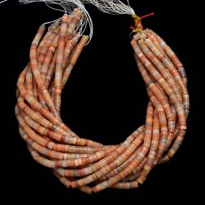 Perles d'aventurine rouge en forme de Tyree de Kamal Gems, lot de 15 brins pour fournitures de perlage - Product Image 1