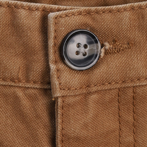 Pantalon Chino Décontracté de Luxe pour Homme, Taille Mi-Haute, 100% Coton, Coupe Droite, Léger, Idéal pour l'Été - Vente en Gros Fabricant - Product Image 4