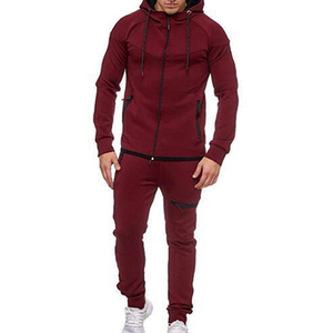 Conjunto Deportivo de Invierno para Hombre, con Capucha, Ecológico, Estampado, de Forro Polar, Transpirable, Holgado, de Alta Calidad, Mangas Largas, Informal - Product Image 1