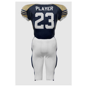 Maillot et pantalon de football américain personnalisé B2B Design athlétique avec coutures durables à manches courtes Caractéristique respirante et solide - Product Image 2