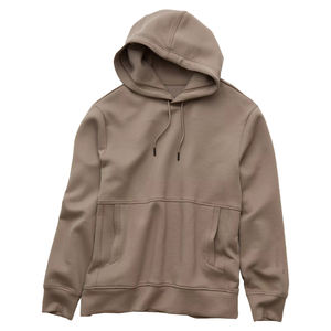 Men's Custom Unisex Pullover Hoodie Oversized Heavyweight Fleece Sweatshirt with Cropped Zip Plus Size Solid DIY Pattern - Product Image 1