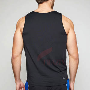 Camiseta sin mangas de gran tamaño de último diseño de servicio OEM para hombres Camiseta sin mangas de hombre de precio bajo de fabricante alto - Product Image 3