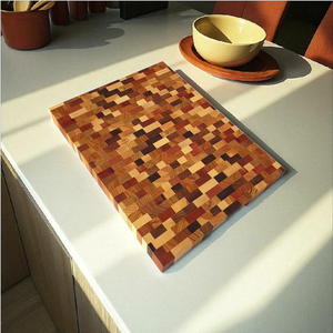 Tabla de Cortar Multiusos de Madera Ecológica, Apta para Lavavajillas, para Carne, Verduras, Queso, Decoración Elegante para la Cocina del Hogar - Product Image 5