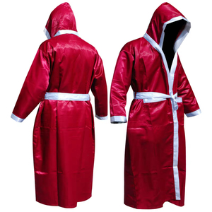 High Quality Professional Trendy Eco-Friendly Polyester <b>Boxing</b> <b>Robe</b> Polyester MMA Kick <b>Boxing</b> Training <b>Robe</b> - Product Image 4
