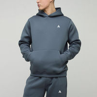 Setelan Training Pria 2 Potong Bahan Jacquard Berkualitas Tinggi, Modis, Solid, Bernapas, untuk Streetwear, Hoodie dan Celana Sweatpants