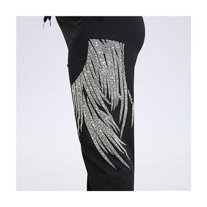 Pantalones Deportivos Casuales de Lona para Hombre de Alta Calidad con Pedrería, Transpirables, Ecológicos, de Cintura Media, Corte Recto, Servicio OEM - Product Image 4