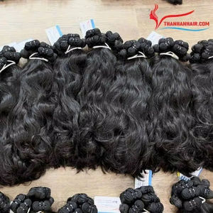 Venta de verano 2025, extensiones de cabello ondulado crudo vietnamita, cutícula alineada, sin cobertizo, sin enredos, envío directo - Product Image 5