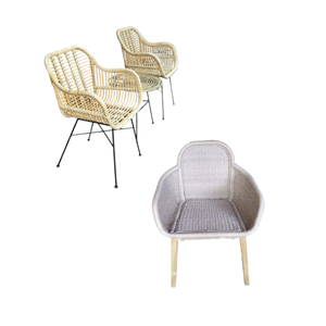 Vente en gros de chaises modernes en rotin pour l'extérieur avec dossier accoudoir pour le restaurant et le patio de l'hôtel Produit en costume - Product Image 4