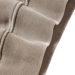 Men's Comfortable 100% Cotton Hoodie in <b>Brown</b> Breathable Pullover with Embroidered Technics Casual Style Lightweight for Winter - Product Image 5