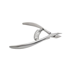 Coupe-cuticules personnalisé à lames fines et aiguisées, manche uni, action à ressort, pour manucure - Product Image 4